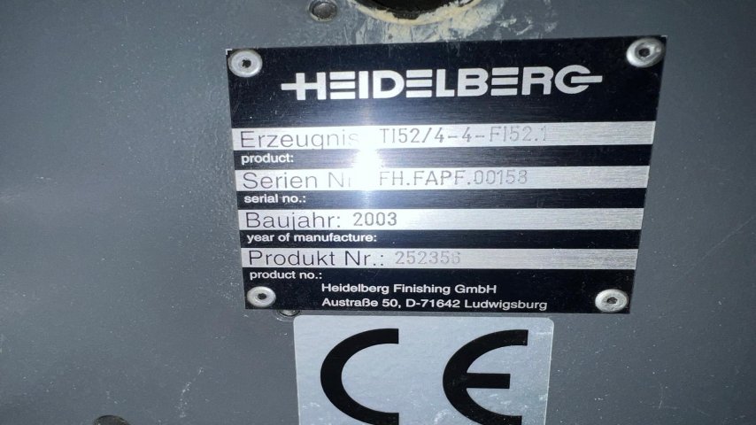 Heidelberg Stahlfolder, TI 52/ 4-4-F 155.1